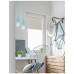 620022 Висечка светилка SWING небесно сина Е27 1х60 W NOVA LUCE